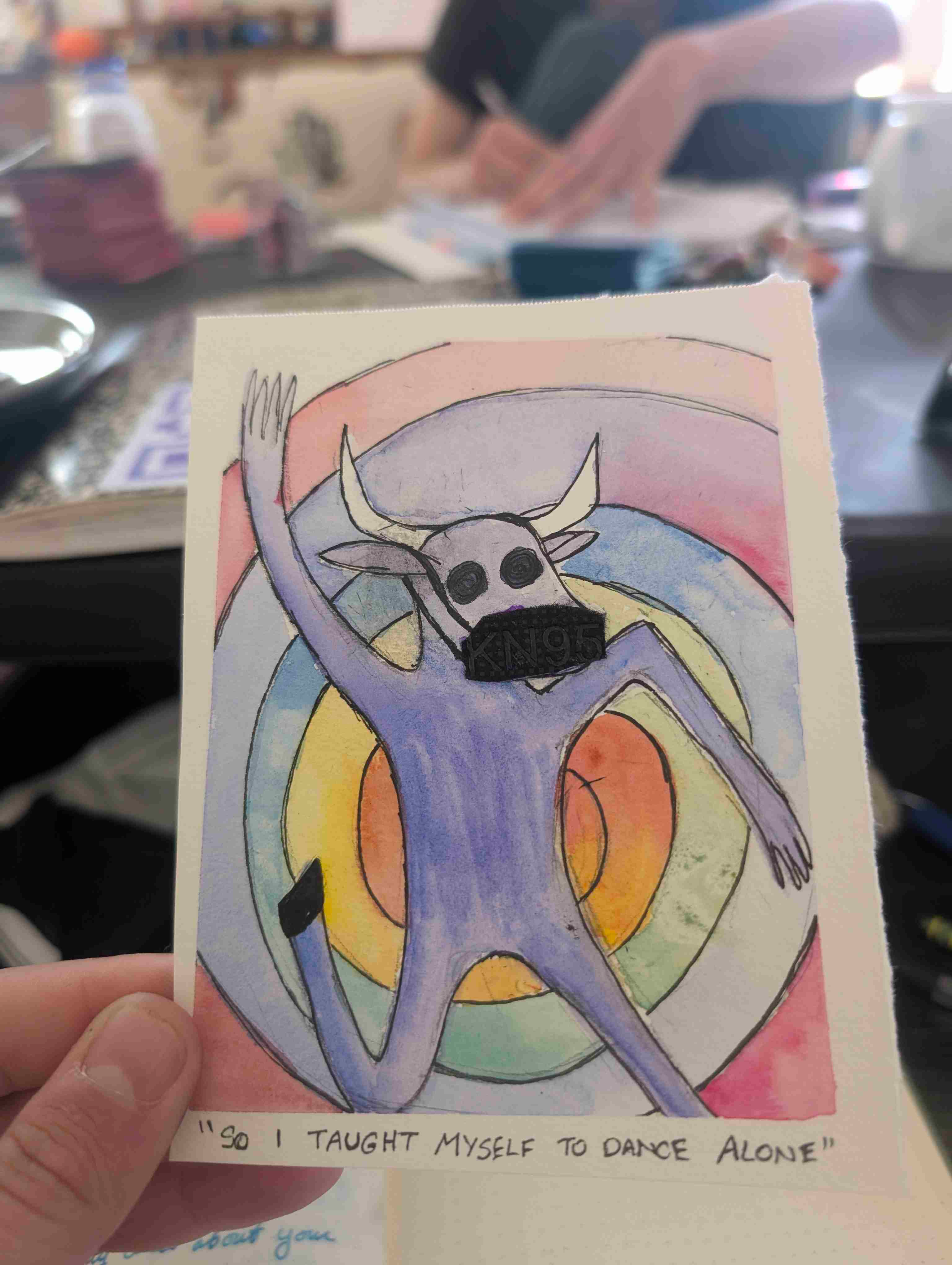 the minotaur - watercolor painting - august 2025.png